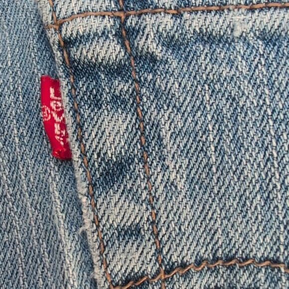 Levi's 505 nouveau low rise straight Y2K light wash jeans women's size 10 - Picture 5 of 10